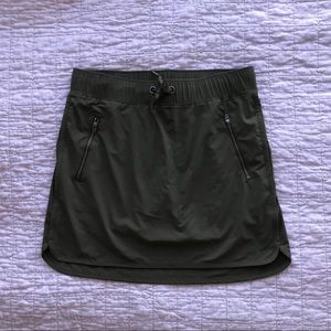 Athleta Army Green Skirt
